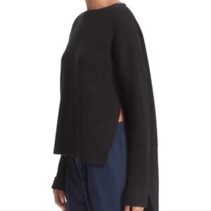 Brochu Walker Thandee Asymmetrical Wool/Rabbit Blend Sweater | Eggplant Mediuml